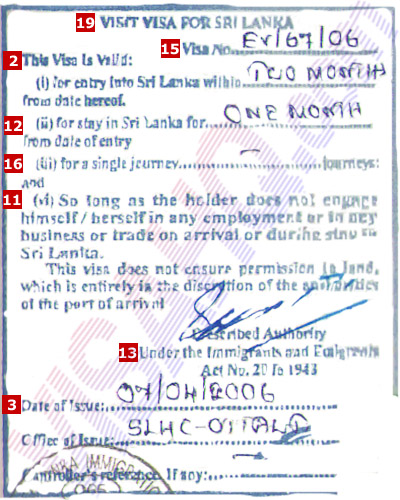 Dịch Vụ Hỗ Trợ Làm Visa đi Sri Lanka