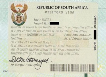 Dịch Vụ Hỗ Trợ Làm Visa đi Nam Phi